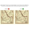 thumbnail image 3 of HISTORIX Vintage 1896 Idaho State Map - 24x30 Inch Vintage Map of Idaho Wall Art - Old Township County and Railroad Map of Idaho Poster - Map Idaho Wall Decor - Historic Idaho Wall Map (2 Sizes), 3 of 3