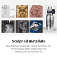 thumbnail image 4 of MR.CARVE M4 Marking Machine Engraver Infrared Module and 5W Blue Module 70x70mm Carving Area with Rotary Roller High Speed for Large Object Luggage Engraving All-Metals Jewelry Bamboo Le, 4 of 7