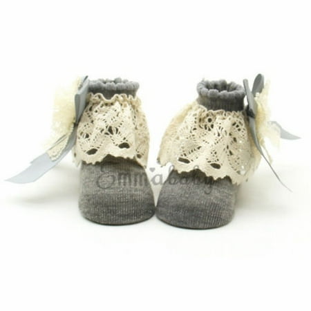 

Cute Baby Lace Sock Girls Tiny Newborn Spanish Knitted Cotton Blend Ankle Socks