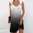 thumbnail image 4 of Hwmodou Women Dresses Elegant Strap Printed Dress Summer Shoulder Strap Buckle Beach Daily Dress Leisure Ladies Sundress, 4 of 6