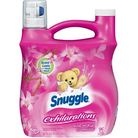 Snuggle Exhilarations Liquid Fabric Softener, Wild Orchid & Vanilla Kiss, 96 oz