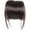 B, variant on Wigs Human Hair Ladies Bangs Wig Front Fringe Head Clipped In The Human Hair Extension Wig Female Air Bangs Sideburns Qi Bangs Hairpin