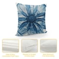 thumbnail image 4 of FUMJ Decorative Throw Pillow Covers, Blue Sunflower Square Pillow Cases Couch Home Decor Cushion Covers for Bedroom, Living Room, 4 of 5