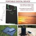 thumbnail image 4 of 2W 5V Solar Panel Battery Charger DIY Solar Module With USB Port Portable Outdoor Solar Charging Board For Mobile Phones, 4 of 6