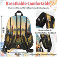thumbnail image 4 of Herdesigns Rooster Backpack with Lunch Box Rustic Farmhouse Country Lightweight Large Travel Work Laptop Backpacks Set Casual Daypacks, 4 of 8