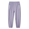 thumbnail image 2 of Fozruso Girls Sweatpants Lightweight Pants With Zipper Pockets Sports Trousers Comfortable Breathable Outdoor Wear Sizes 15-16 Years, 2 of 6