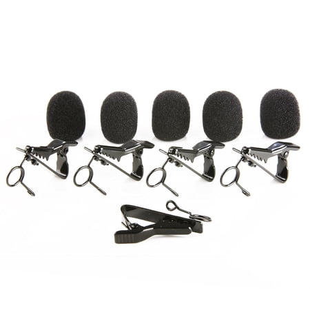 UPC: 0604888902397 | Movo Mcw5 5x Foam Windscreen & 5x Tie Clip Set For Most Lavalier/lapel Microphones Including The Rode Smartlav  Audio-technica Atr-3350 & Atr3350is  Movo Pm10  Pm20  Gm100  Gm300  Wmic50  Lv4 & Lv1