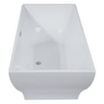 thumbnail image 5 of ALFI brand AB8840 67 inch White Rectangular Acrylic Free Standing Soaking Bathtub, 5 of 7