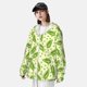 thumbnail image 3 of Balery Green Peas Sudadera ligera de manga larga con capucha y protección solar UPF 50+ para hombre y mujer, ideal para pesca y running-Large, 3 of 7