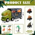 thumbnail image 4 of Dinosaur Toys for Boys 3-6 Years, Dinosaurs Figures with Transport Truck and 3 Pull Back Dinosaur Cars, Kids Toddler Toys for Boys 2 3 4 5 6 Year Old, 4 of 7