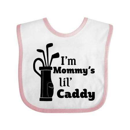 

Inktastic I m Mommy s Lil Caddy- golf for kids Gift Baby Boy or Baby Girl Bib