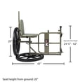 thumbnail image 5 of 3-in-1 Hunting Chair, Game Cart, and Shooting Rest, The Throne by Kill Shot, 5 of 6