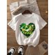 thumbnail image 2 of Women's Plus Size St. Patrick's Day Shamrock Heart Graphic T-Shirt, Casual Crew Neck Short Sleeve ToCamisetas de verano para mujer, manga corta, cuello redondo, casual, lindo, con gráficos, camisetas, 2 of 7