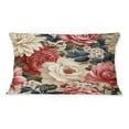 thumbnail image 3 of Designart "Classic Beige Vintage Flora I" Floral Printed Throw Pillow, 3 of 5
