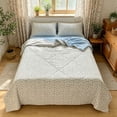 thumbnail image 6 of Washable Cotton Summer Quilt Breathable Silk Cotton Blanket Ultra Soft Thin Bed Quilt All Season Portable Washable Comforter Lightweight Cooling Bedding Throw Home Bedroom Use, Soft Bedding Set(B), 6 of 6