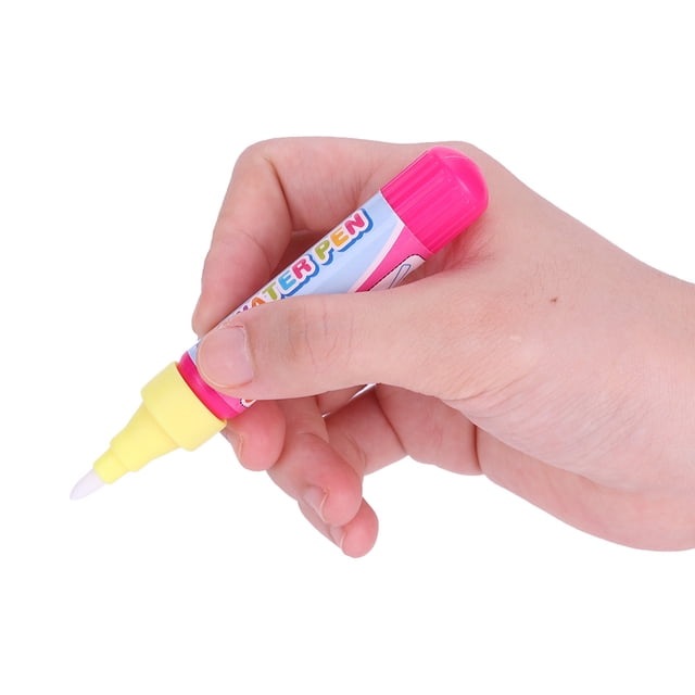 Hztyyier 2 Unids/Set Magic Water Pen Baby Water Doodle Pluma de reemplazo Dibujo Pintura Plumas para Todos los tapetes Doodle Tableros de Pintura de Dibujo(Rosado) Ecomeon no