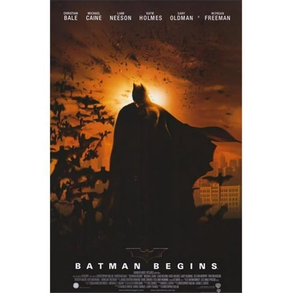 Pop Culture Graphics  Batman Begins Movie Poster - 11 x 17