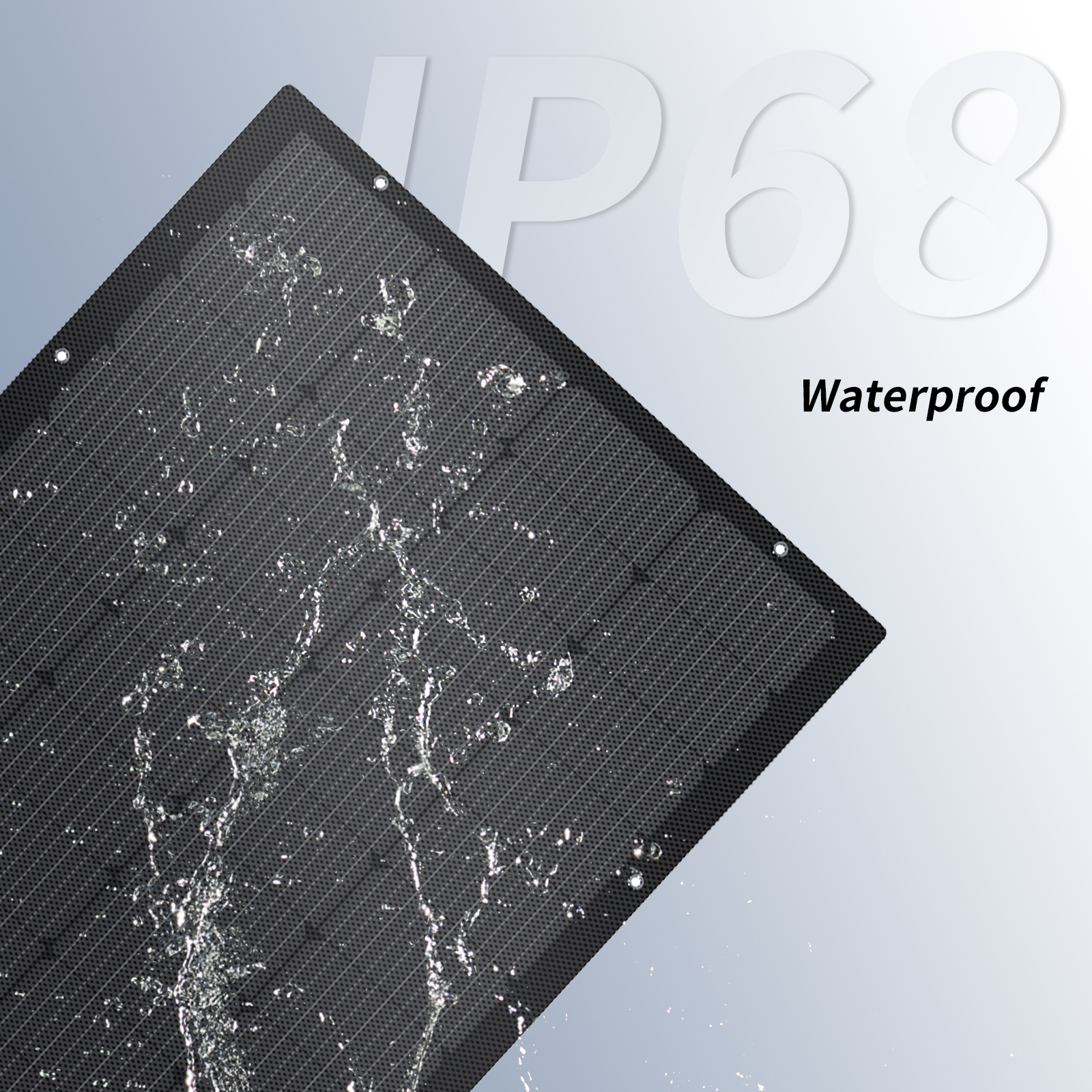 Sanraifu Flexible Solar Panel 200W, IP68, 12 Years Warranty, RV, Boat, Uneven Surfaces