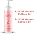 thumbnail image 6 of Nuesta Alaskan Salmon Oil for Dogs & Cats, Omega-3 Skin & Coat Supplement, 2 Pack, 10 oz, 6 of 9
