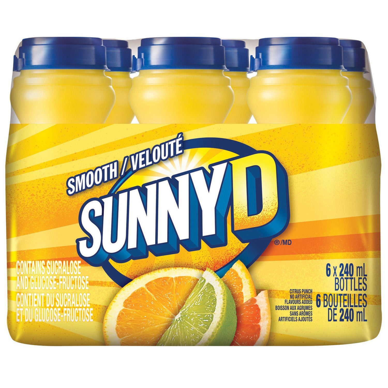 Sunny D Smooth Citrus Punch, x 240 mL