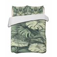 thumbnail image 2 of Palm Leaves Twin Size Down Alternative Comforter, Lightweight Comforter Quilt Bedding Set with Pillow Shams Country Summer Botanical Tropical Plants All Seasons Bed Comforter Duvet Insert 68"x86", 2 of 7