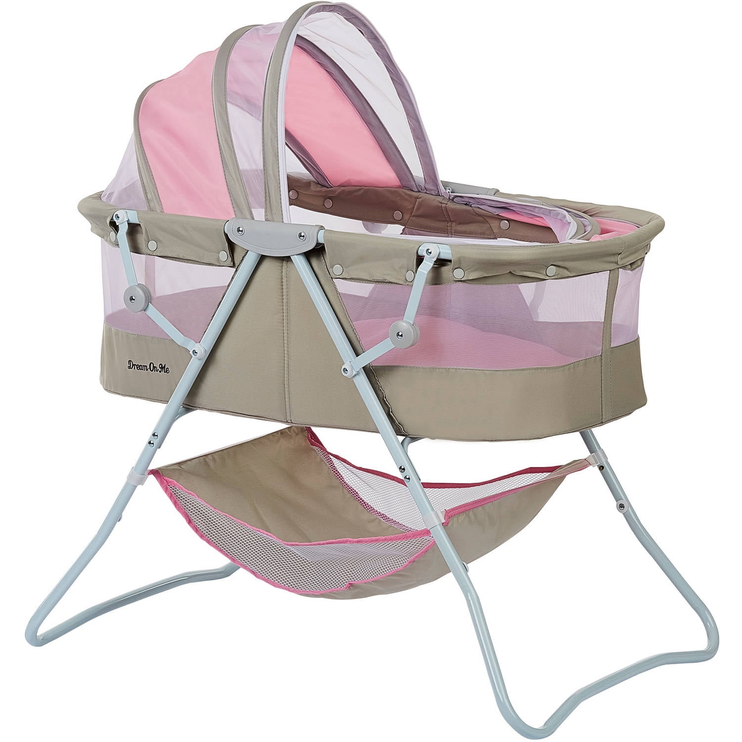 gray bassinet