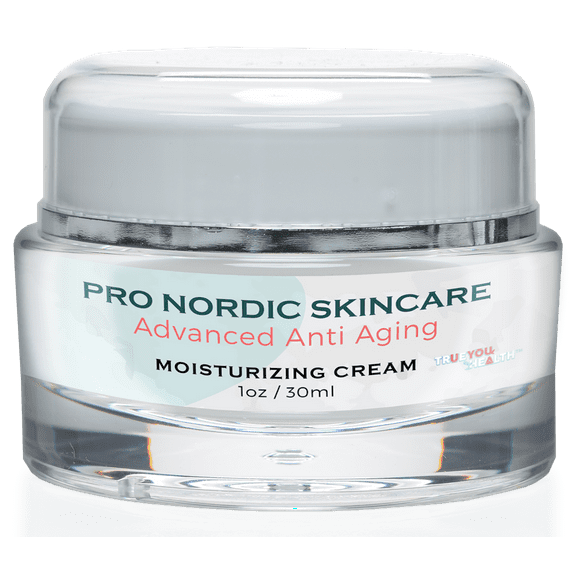 Pro Nordic Skincare Advanced Anti Aging Moisturizing Cream - Day & Night Wrinkle-Correcting Formula - Contains Vitamin C & A - Reduce Appearance of Wrinkles & Lines - Support Collagen Production