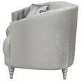 thumbnail image 4 of Avonlea Sloped Arm Tufted Sofa Grey, 4 of 6