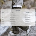 thumbnail image 3 of QIYAGBSA Cargo Pants for Men Drawstring Elastic Waist Multi Flap Pocket Adjustable Ankle Joggers Loose Fit Outdoor Hiking Casual Everyday Fall, 3 of 5