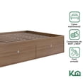thumbnail image 2 of Base Cama Matrimonial Con Cajones Compartimientos KingsHouse cafe, 2 of 7
