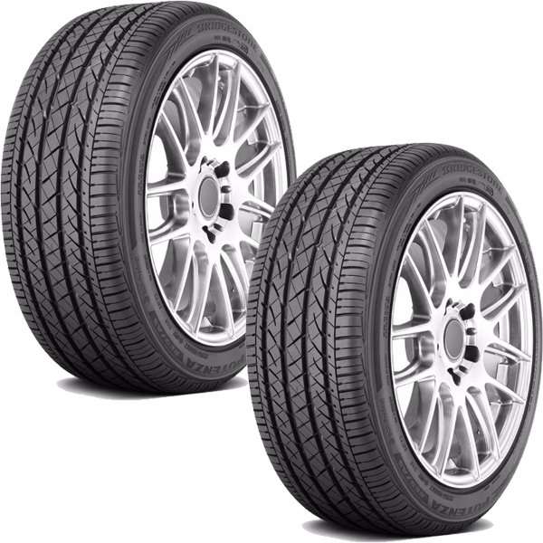 Paquete de 2 llantas 225/55 R17 BRIDGESTONE POTENZA RE97AS OE WTY