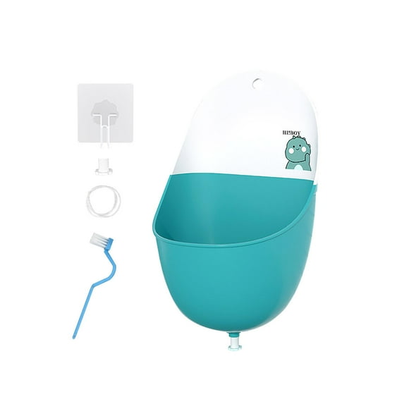 Urinario de piezaza CUTICAT Orinal colgante verde con pipa