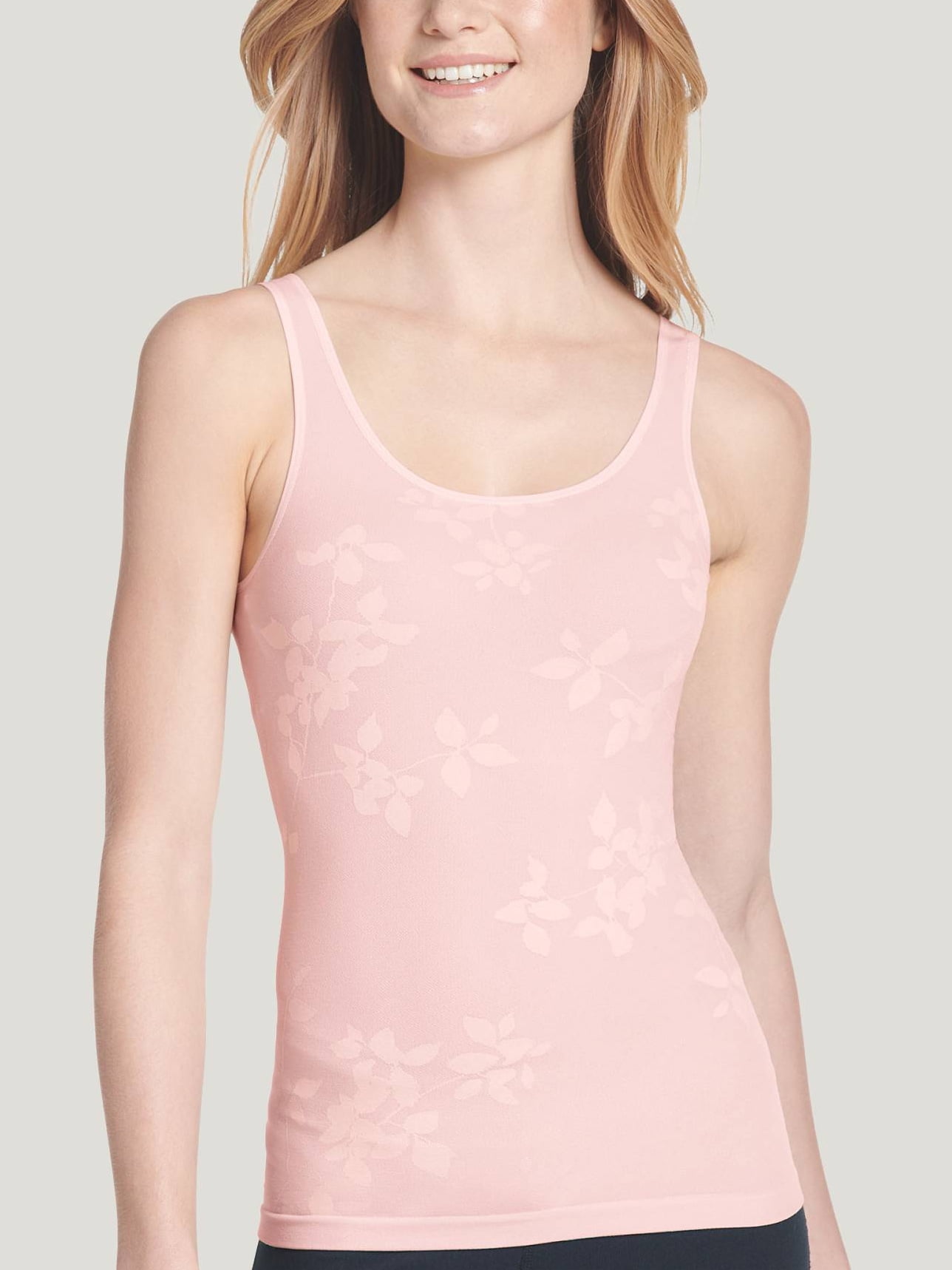 Jockey Jockey Women's Seamfree Tank Top, Shell Pink