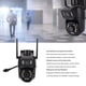 thumbnail image 3 of Cámara De Seguridad Para Exteriores, Audio Bidireccional Detección Automática Resistente Al Polvo Cámara De Seguridad De Doble Lente Luz Alarma De Sonido 110 A 240 V Para El, 3 of 7