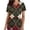 #03, variant on Plus Size Scrub Tops Women Fashion Graphic Print Valentines Day Nursing Scrub Top Casual Oversized Short Sleeve V Neck Women Scrubs with Pockets