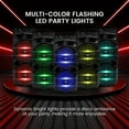 thumbnail image 4 of Pyle PA System Flashing LED Lighting Outdoor Wireless Bluetooth Portable Speaker with Remote & USB, Black, PPHP2835B, 4 of 6