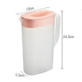 thumbnail image 3 of Glass Pitcher With Lid Carafe For Mixing Drinks Hot Cold Beverages Juice Lemonade Iced Tea Water Jug Kettle, 3 of 3