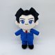 thumbnail image 2 of Muñeco de peluche de Anime Phoenix Wright Miles Edgeworth, muñeco suave de Navidad para regalo de cumpleaños infantil, juguetes de peluche de Anime para clubes de entretenimiento, 2 of 6