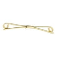 thumbnail image 1 of Barra de cuello de corbata para hombre, accesorio de joyería clásico para bodas, negocios, clip de corbata Oro, 1 of 8