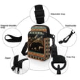 thumbnail image 5 of HELLHERO Shoulder Bag Bear with Zipper Underarm Shoulder Bag for Unisex, 5 of 7