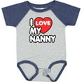 thumbnail image 3 of Inktastic I Love My Nanny Boys or Girls Baby Bodysuit, 3 of 5