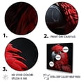 thumbnail image 3 of Designart "Elegant Crimson Tropical Parrot" Parrot Floater Framed Wall Art Living Room, 3 of 5