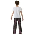 thumbnail image 5 of FORMRS Kids Pajama Pants with Pockets Size 11-12Y Boys Lounge Sleep Bottoms, Dark Purple Floral Pattern, 5 of 8