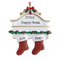 thumbnail image 4 of Adorno navideño personalizado para árbol de Navidad, para repisa de chimenea, para grupos familiares, 2021, colgante navideño, 4 of 5