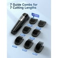 thumbnail image 7 of Beard Trimmer Hair Clipper for Men, 13 Piece Men’s Grooming Kit with Cordless Rechargeable Hair & Nose Trimmer Electric Shaver, Stainless Steel Blades for Painless Facial & Body Hair Removal, 7 of 7