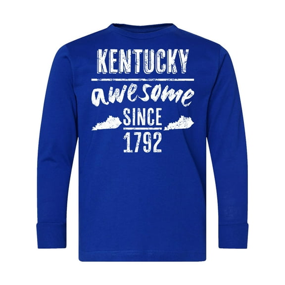 Inktastic Kentucky is Awesome Since 1792 Long Sleeve Youth T-Shirt