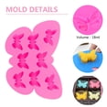thumbnail image 2 of 2 uds molde de mariposa de silicona para moldes de dulces de mariposa de Chocolate bandeja de cubitos de hielo de mariposa moldes de arcilla polimérica antiadherentes, 2 of 5