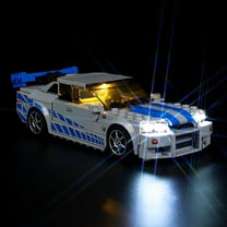 LED Lighting Kit for Lego Speed Champions 2 Fast 2 Furious Nissan Skyline 76917(76917 Excluded)