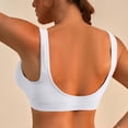 thumbnail image 4 of Fewfanhot Wireless Bra for Women Comfortable Seamless Soft Nylon Lightweight Everyday Bralette with V-Neck Slimming Design, 4 of 5