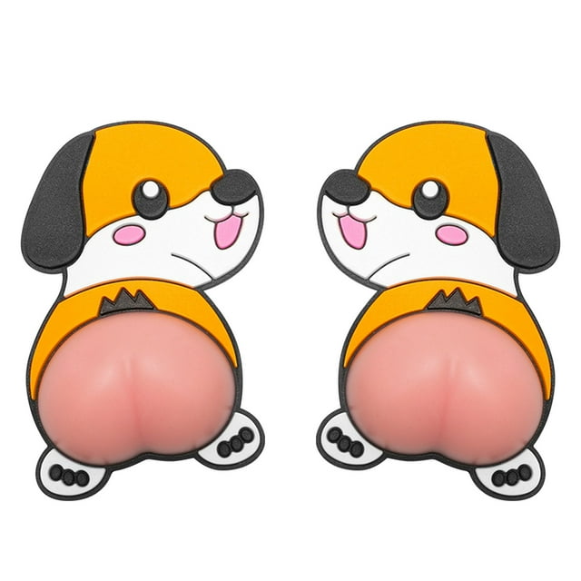 PEONAVET Bumper Sticker Cute Car Anti-collision Stickers Car Notebook Mobile